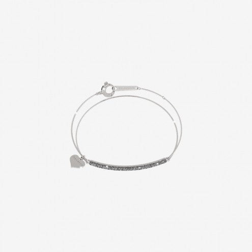 REBECCA - BRACELET IN STERLING SILVER E DIAMONDS - SJOBAA10