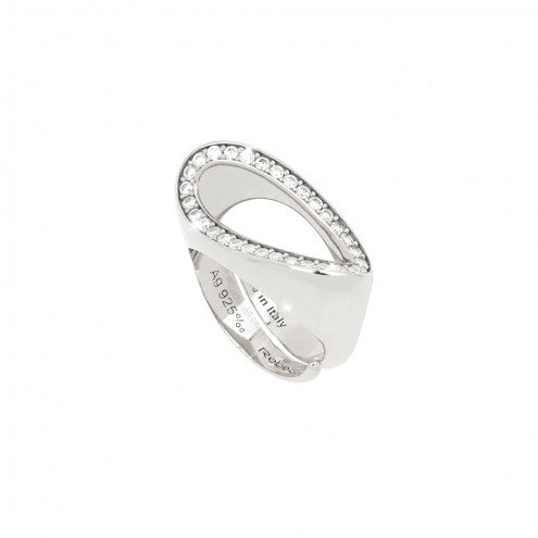 REBECCA - 925 SILVER RING WITH STONES - SLSAOB01